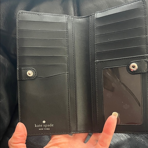 New Kate Spade white and grayWallet and Card Holder Duo - Picture 7 of 14